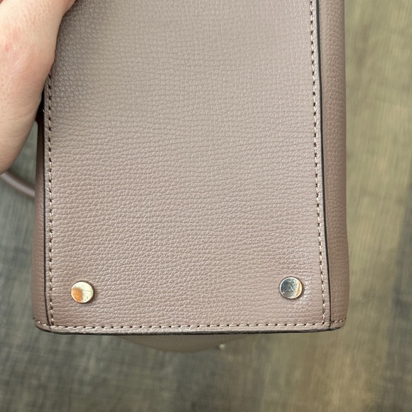 kate spade Taupe and Cream Frannie Medium Satchel - Picture 8 of 12